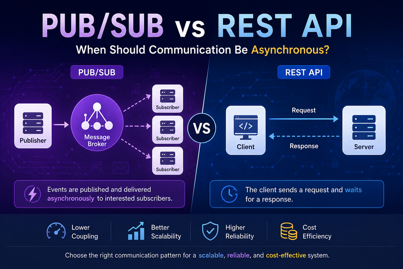 Pub/Sub vs REST API: When to Use Async Communication